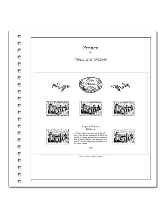 TRESORS DE LA PHILATELIE SC : 2016 (JEUX AVEC POCHETTES)