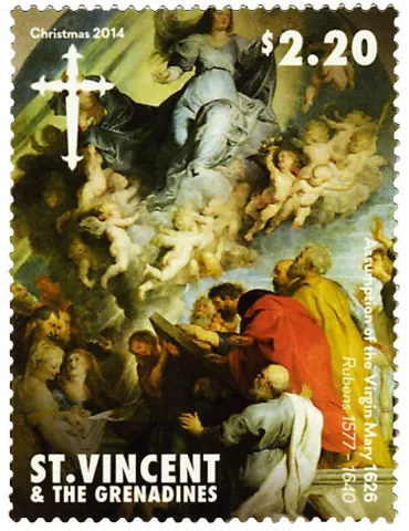 n° 5903 - Timbre SAINT-VINCENT Poste