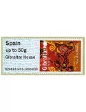 n° 13 - Timbre GIBRALTAR Timbres de distributeurs