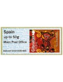 n° 15 - Timbre GIBRALTAR Timbres de distributeurs