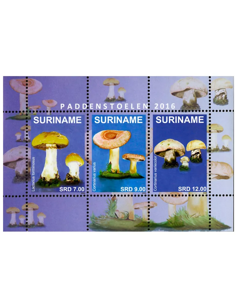 n° 123 - Timbre SURINAM Blocs et feuillets