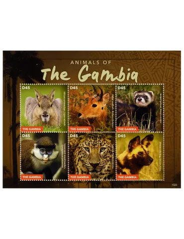 n° 5527 - Timbre GAMBIE Poste