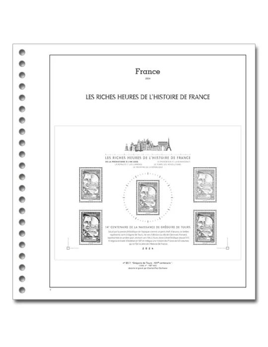LES RICHES HEURES DE L´HISTOIRE DE FRANCE SC : 2024 (JEUX AVEC POCHETTES)