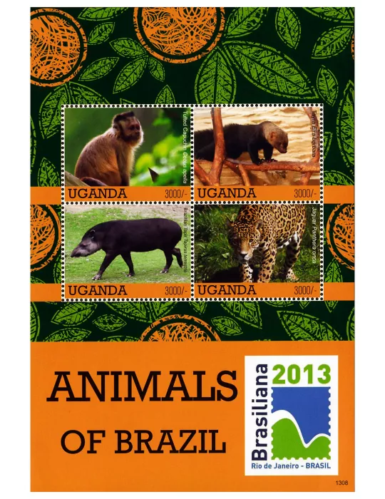 n° 2601AG - Timbre OUGANDA Poste