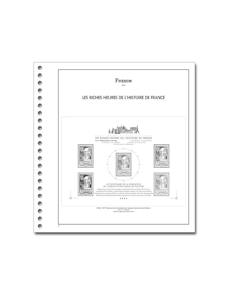 LES RICHES HEURES DE L´HISTOIRE DE FRANCE SC : 2024 (JEUX AVEC POCHETTES)