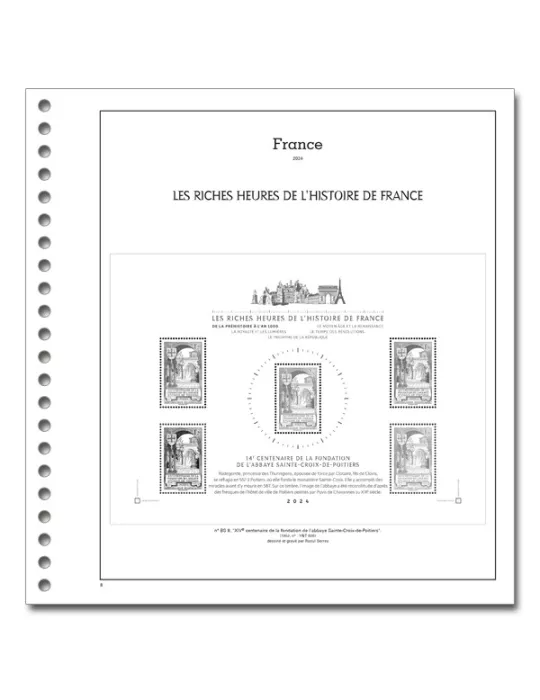 LES RICHES HEURES DE L´HISTOIRE DE FRANCE SC : 2024 (JEUX AVEC POCHETTES)