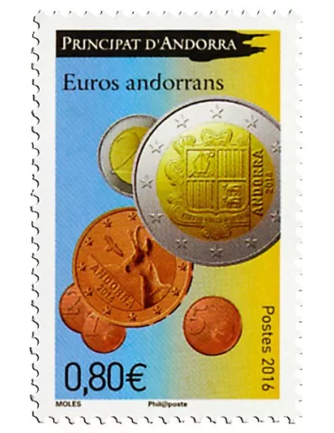 n° 777/778 - Timbre Andorre Poste