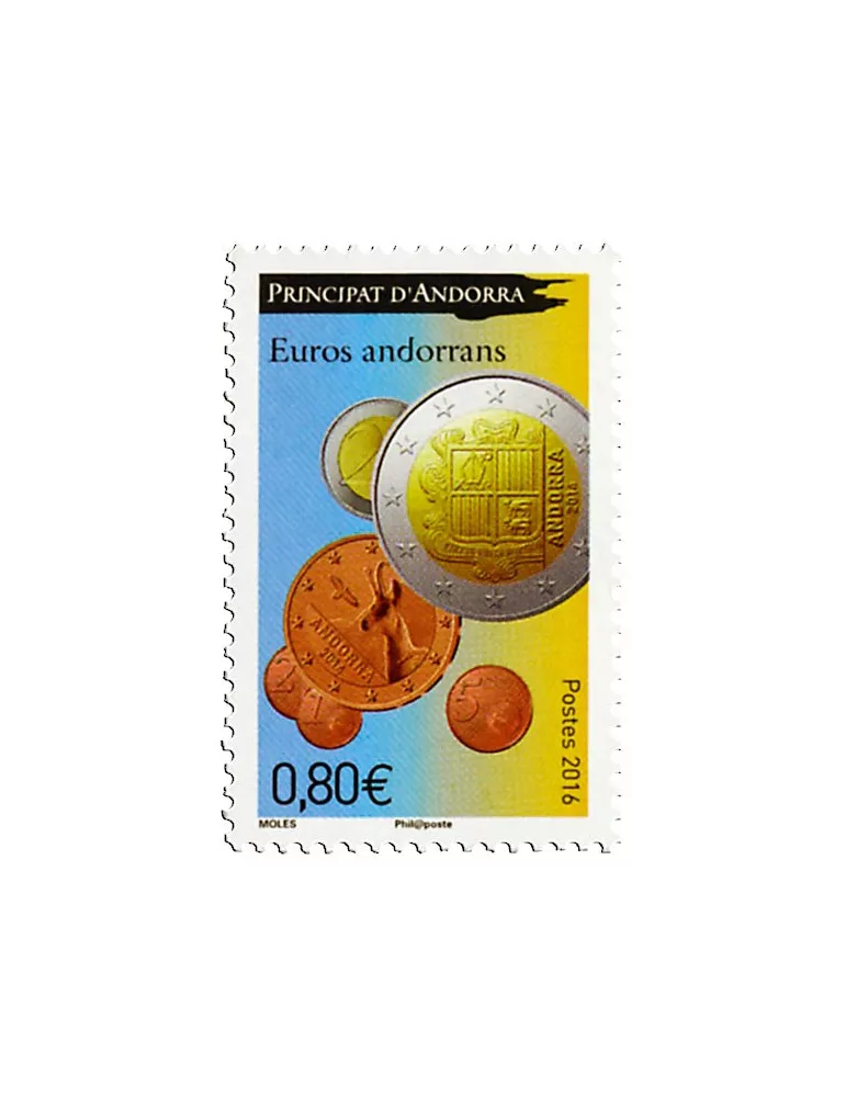 n° 777/778 - Timbre Andorre Poste