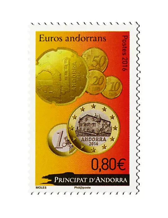 n° 777/778 - Timbre Andorre Poste