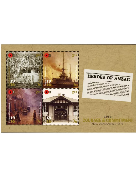 n° 334/335 - Timbre NOUVELLE-ZELANDE Blocs et feuillets