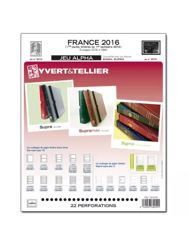 FRANCE ALPHA : 2016 - 1ER SEMESTRE (JEUX SANS POCHETTES)