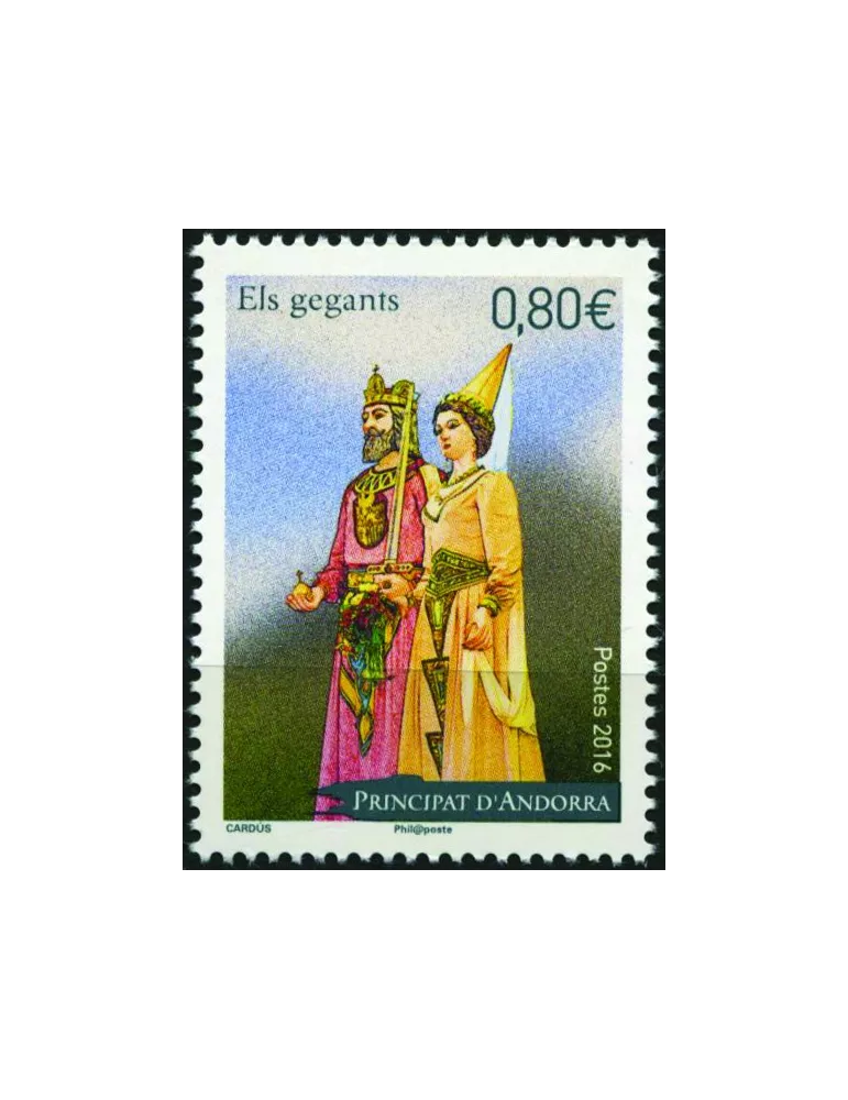 n° 785 - Timbre Andorre Poste