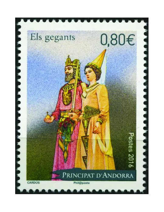 n° 785 - Timbre Andorre Poste