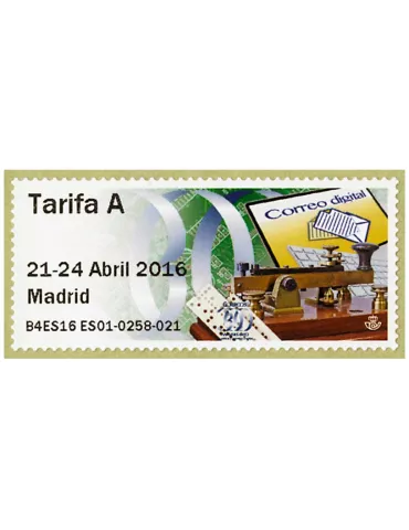 n° 128 - Timbre ESPAGNE Timbres de distributeurs