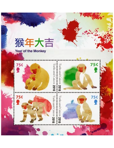 n° 1770 - Timbre TURKS ET CAIQUES Poste