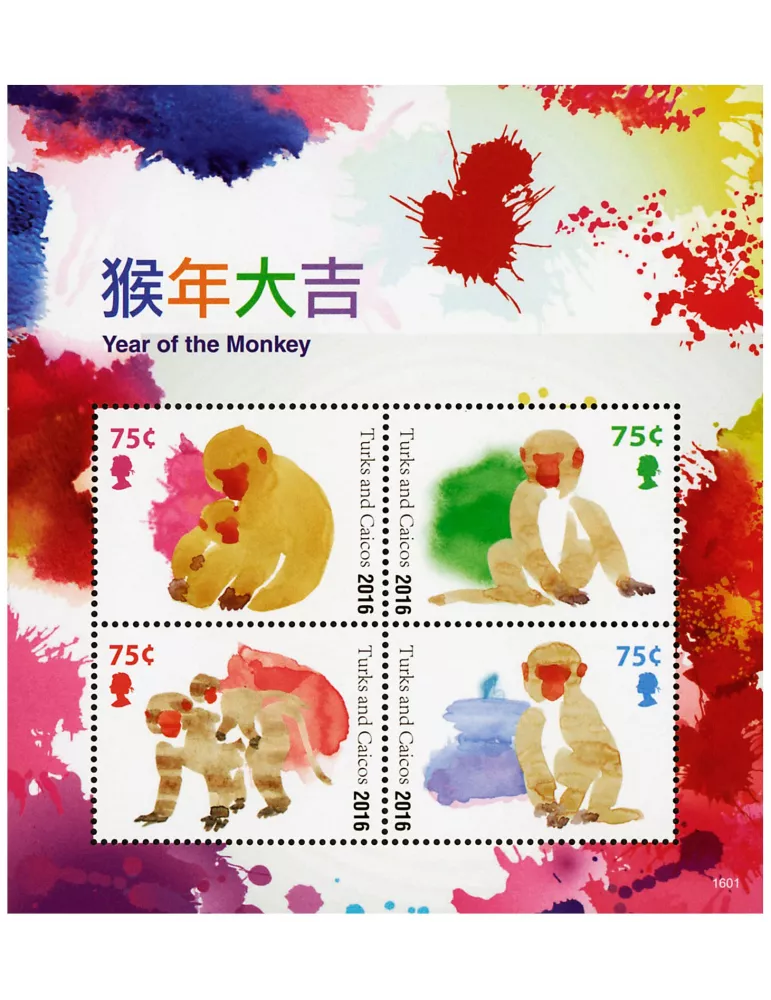 n° 1770 - Timbre TURKS ET CAIQUES Poste