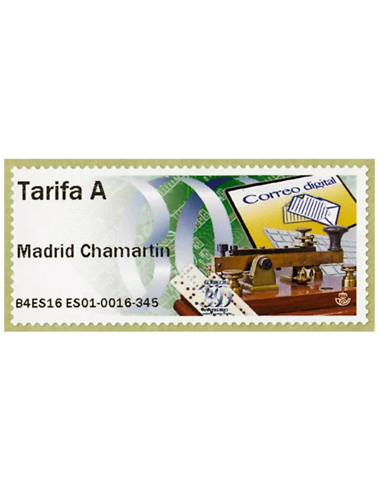 n° 130 - Timbre ESPAGNE Timbres de distributeurs
