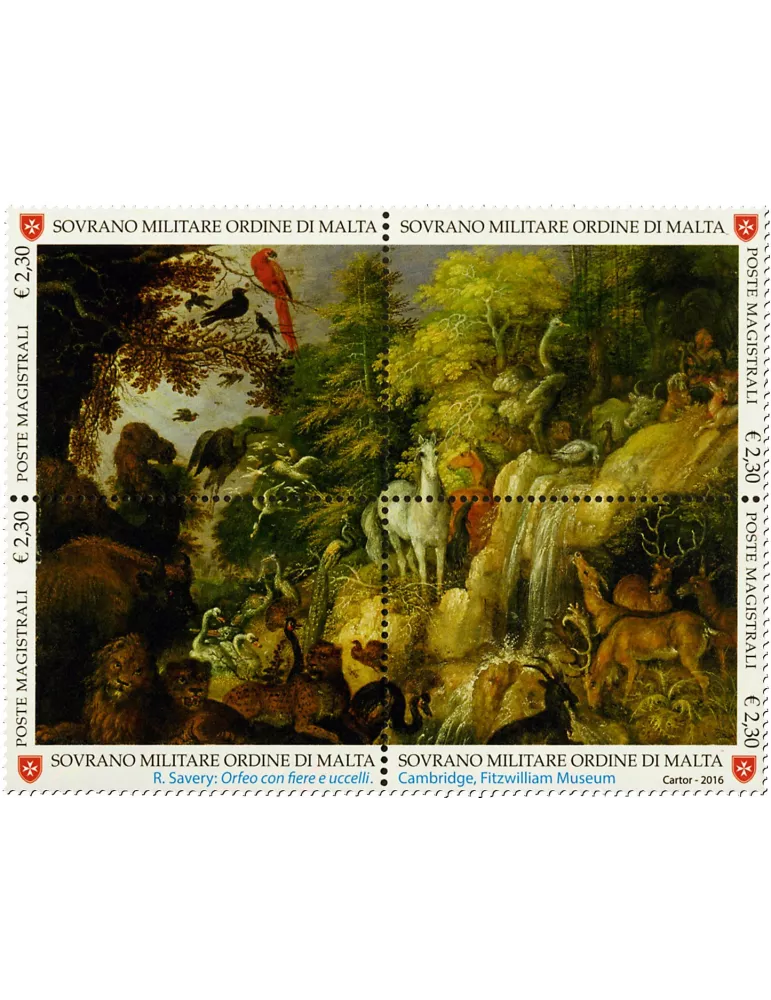 n° 1300 - Timbre ORDRE de MALTE Poste