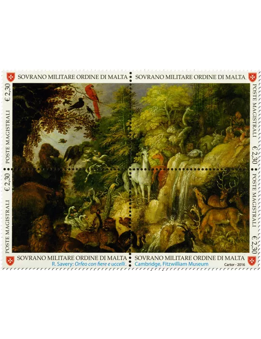 n° 1300 - Timbre ORDRE de MALTE Poste