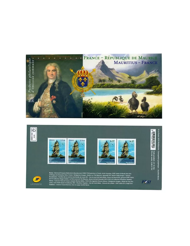 2015 - Émission commune-France-République de Maurice -(pochette)