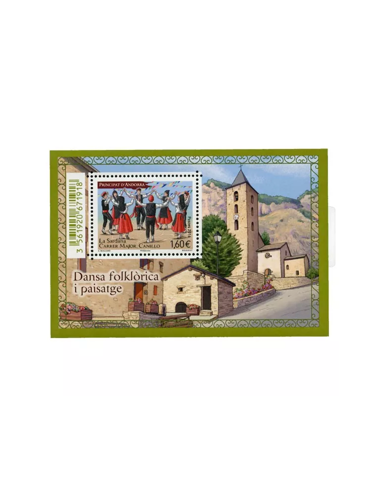 n° F786 - Timbre Andorre Poste