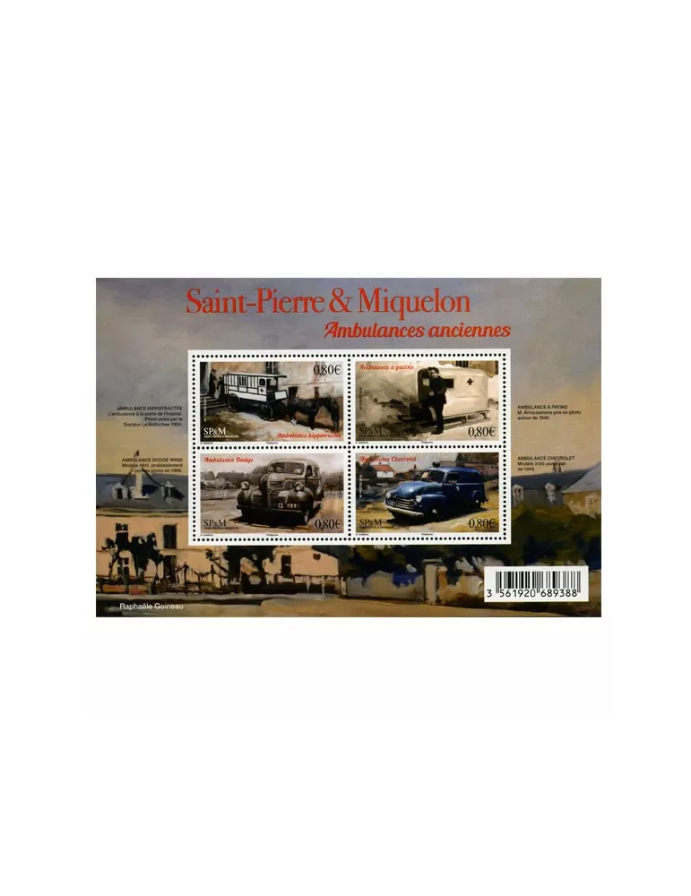 n° F1166 - Timbre Saint-Pierre et Miquelon Poste