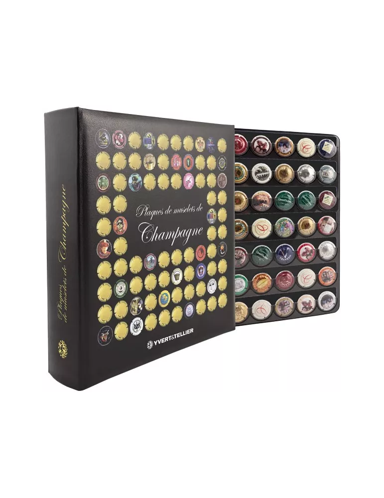 FUTURA CHAMP´+ 5 Recharges (210 plaques de muselets de Champagne)