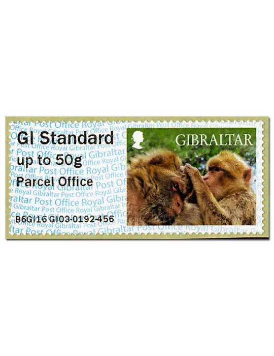 n° 19 - Timbre GIBRALTAR Timbres de distributeurs