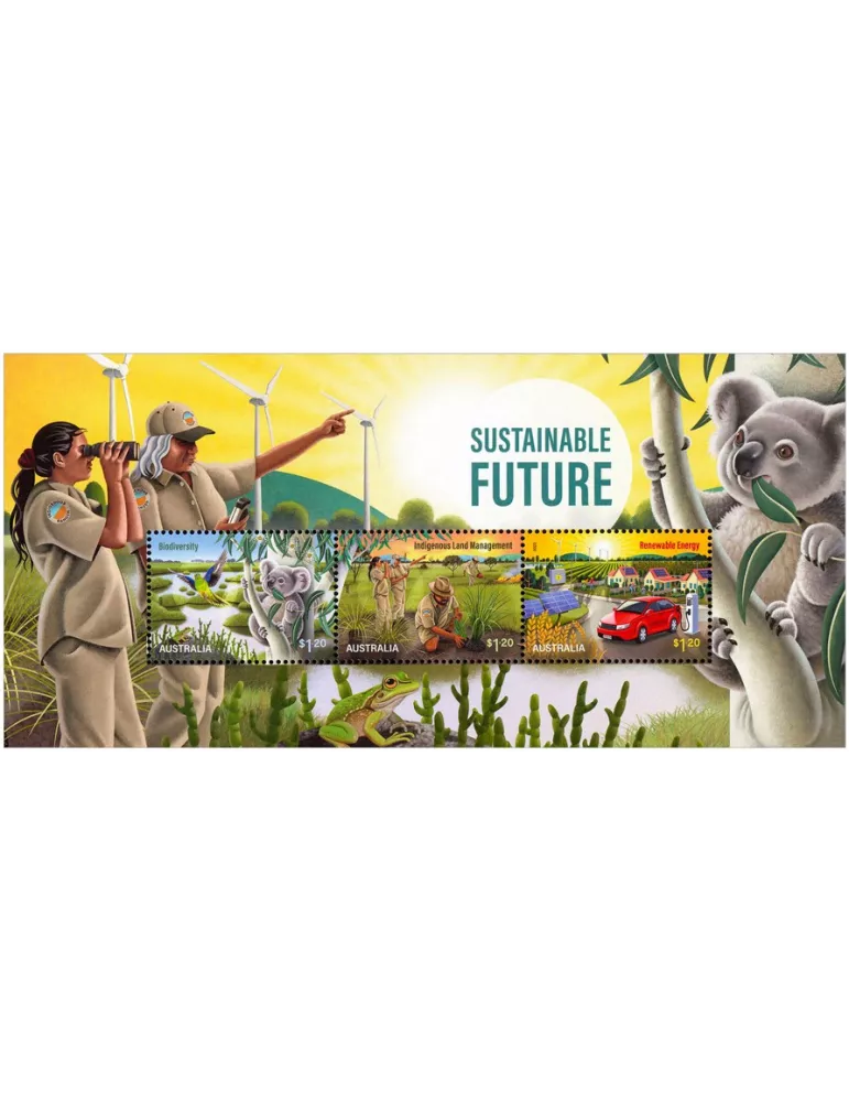 n° 356 - Timbre AUSTRALIE Blocs et feuillets