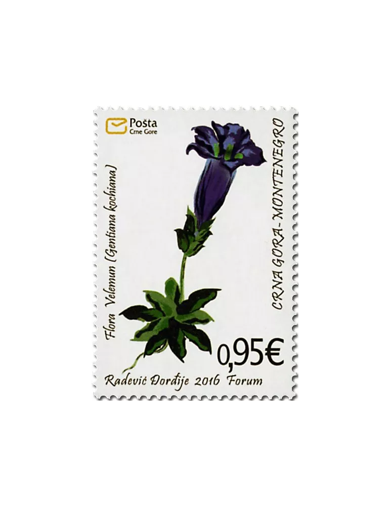 n° 384 - Timbre MONTENEGRO Poste