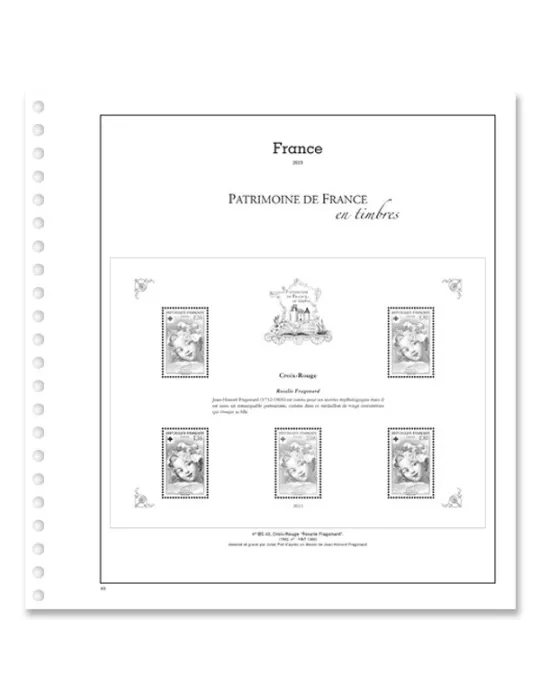 PATRIMOINE DE FRANCE EN TIMBRES SC : 2023 (JEUX AVEC POCHETTES)