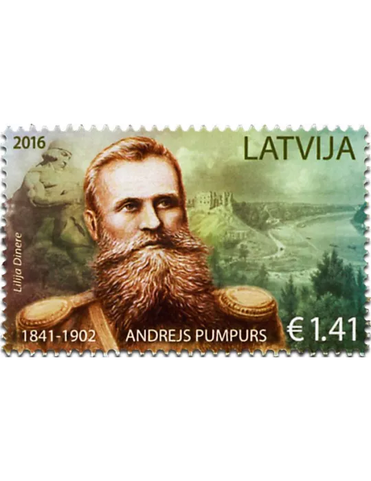 n° 964 - Timbre LETTONIE Poste