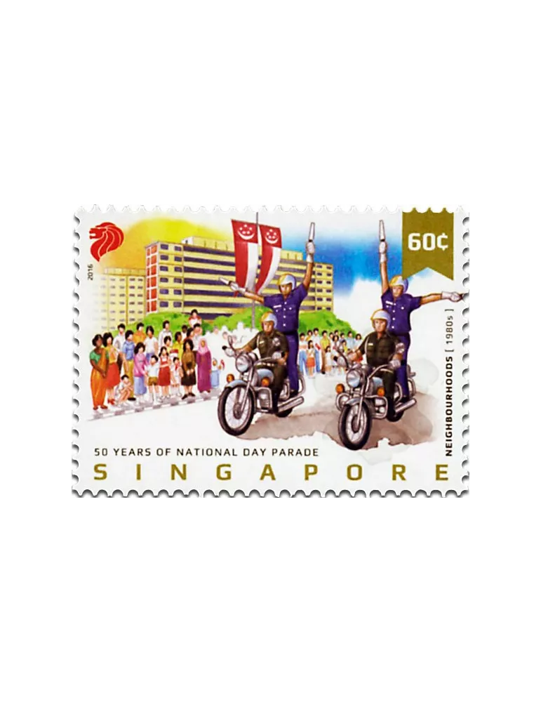 n° 2160/2165 - Timbre SINGAPOUR Poste
