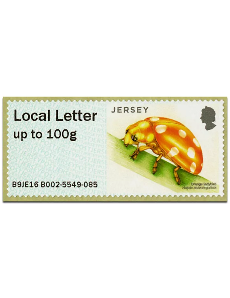 n° 43 - Timbre JERSEY Timbres de distributeurs