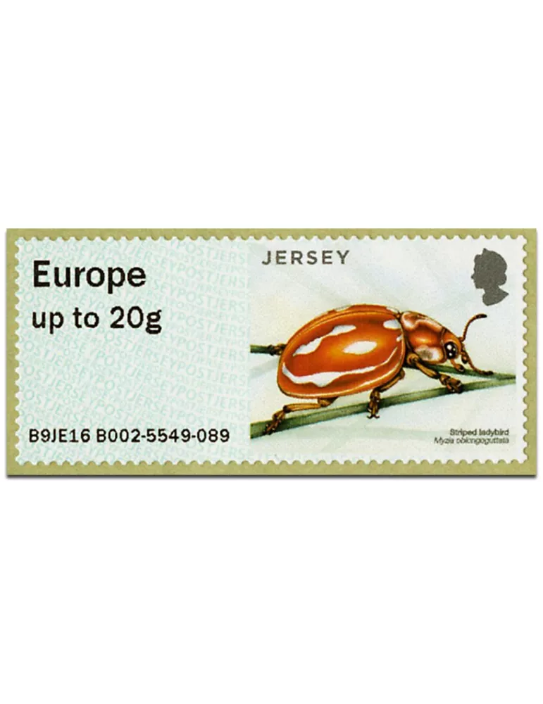 n° 43 - Timbre JERSEY Timbres de distributeurs