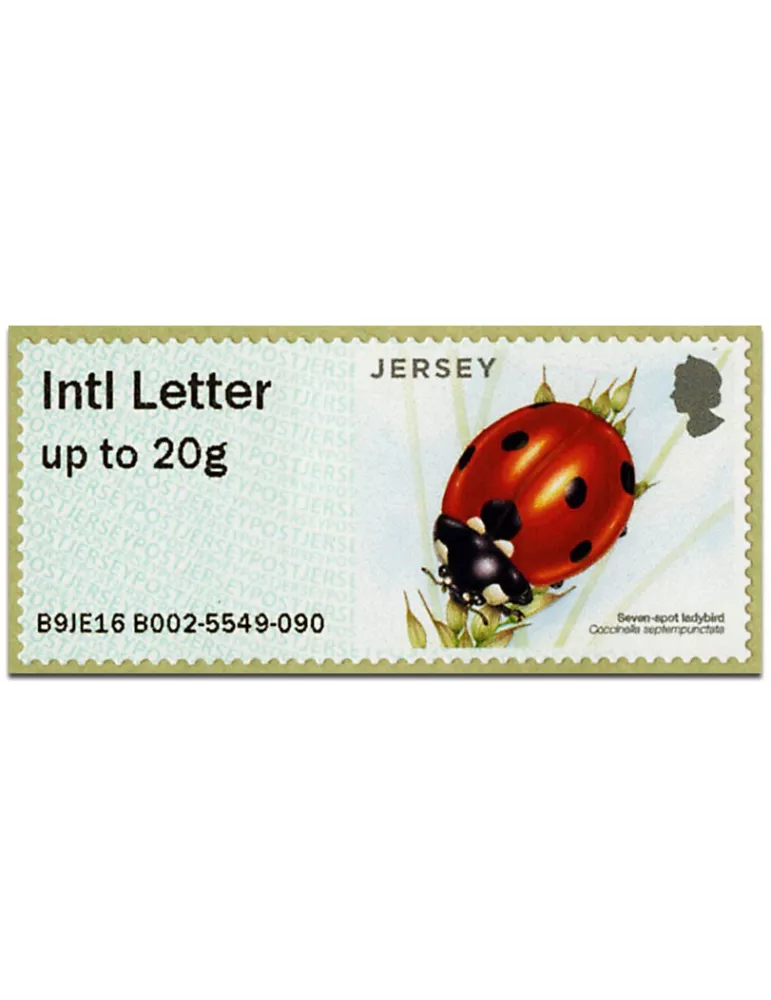 n° 43 - Timbre JERSEY Timbres de distributeurs