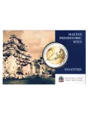 2 EURO COMMEMORATIVE 2016 : MALTE (Coin card Temples Ggantija)