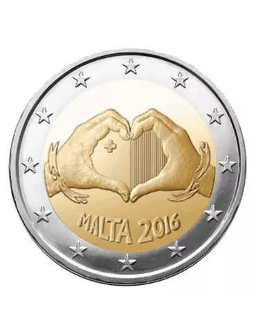 2 EURO COMMEMORATIVE 2016 : MALTE (L´Amour)