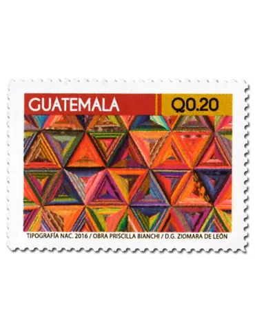 n° 725 - Timbre GUATEMALA Poste