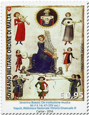 n° 1316 - Timbre ORDRE de MALTE Poste 2