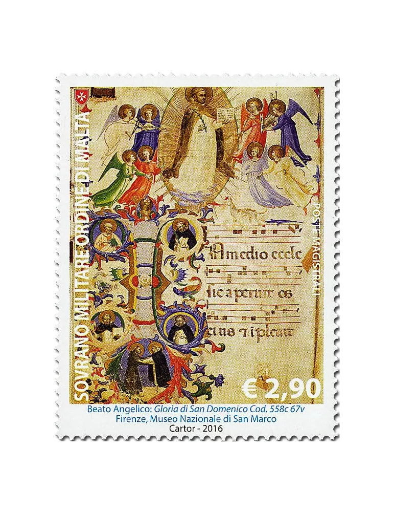 n° 1316 - Timbre ORDRE de MALTE Poste