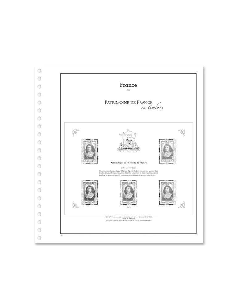 PATRIMOINE DE FRANCE EN TIMBRES SC : 2023 (JEUX AVEC POCHETTES)