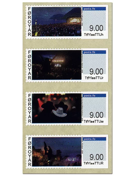 n° 33 - Timbre ILE FEROE Timbres de distributeurs