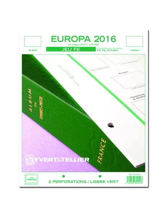 EUROPA FE : 2016 (JEUX SANS POCHETTES)