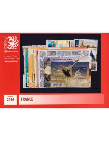 n° 5014/5115 - Timbre France Année complète (2016)