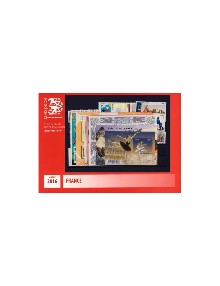 n° 5014/5115 - Timbre France Année complète (2016)