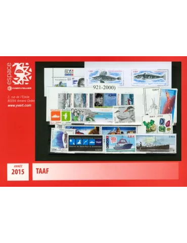 n° 722/C754 - Timbre TAAF Année complète (2015)