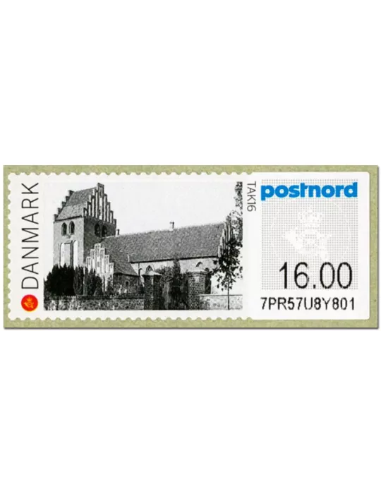 n° 121 - Timbre DANEMARK Timbres de distributeurs