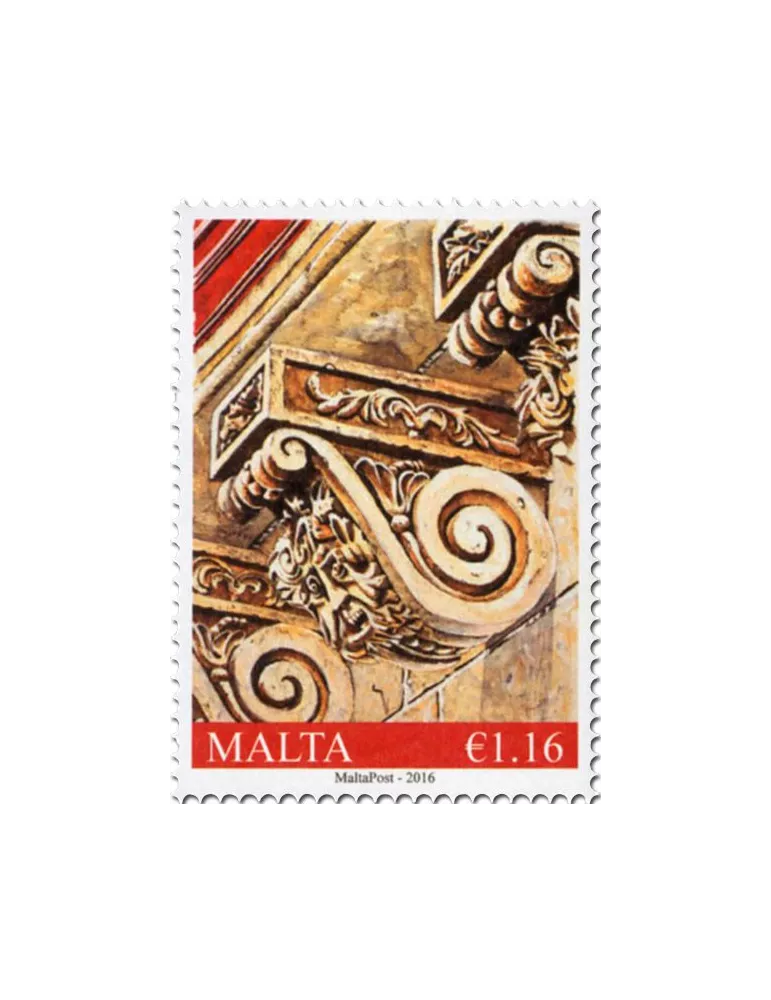 n° 1857 - Timbre MALTE Poste