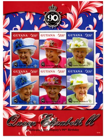 n° 6781 - Timbre GUYANA Poste